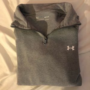 under armour crew zip up pullover